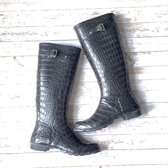 CHRISTIAN SIRIANO * SNAKE PRINT RAIN BOOT - Picture 6 of 10